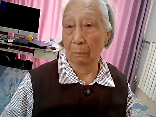 Grey Japanese Granny Gets Smashed